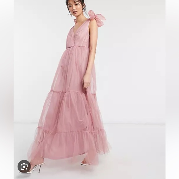 ASOS Design Tulle Maxi Dress - Picture 1 of 3
